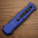 Piranha Knives Auto Bodyguard Tactical Folding Knife 3.25" CPM S30V Steel Blade Blue Aluminum Handle