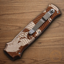 Piranha Knives Auto Bodyguard Folding Knife 3.25" CPM S30V Steel Blade Camo Aluminum Handle