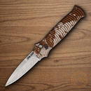 Piranha Knives Auto Bodyguard Folding Knife 3.25" CPM S30V Steel Blade Camo Aluminum Handle