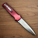 Piranha Knives Auto Bodyguard Folding Knife 3.25" CPM S30V Steel Blade Red Aluminum Handle