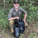 Pathfinder 20L Dry Bag Waterproof And Shoulder Carry Black 500D PVC Construction