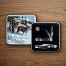 Remington Timber Wolves Gift Set Pocket Knife Stainless Steel Blades Micarta