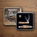 Remington Bob White Gift Set Pocket Knife Stainless Steel Blades Wood Handles