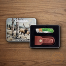 Remington Rocky Mountain Elk Folding Knife 3.25" Stainless Steel Blade Wood/Bone