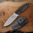 RUIKE Jager F118 Fixed Knife 4.5" 14C28N Steel Blade Black G10 Handle 118B