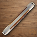 Rough Ryder Canoe Pocket Knife Stainless Steel Blades Amber Bone Handle