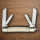 Rough Ryder Tiny Congress Pocket Knife Stainless Steel Blades White Bone Handle