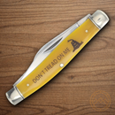 Rough Ryder Stockman Pocket Knife Stainless Steel Blades Yellow Bone Handle