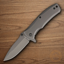 Rough Ryder Folding Knife 2.5" Stainless Steel Blade Gray Stainless Handle.