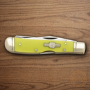 Rough Ryder Trapper Pocket Knife Stainless Steel Blades Moon Glow Synthetic Handle