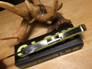 Rough Ryder Trapper Pocket Knife Stainless Steel Blades Moon Glow Synthetic Handle