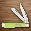 Rough Ryder Trapper Pocket Knife Stainless Steel Blades Moon Glow Synthetic Handle