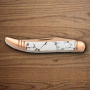 Rough Ryder Copperstone Folding Knife Titanium Steel Blades Synthetic Handle