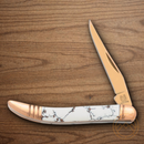 Rough Ryder Copperstone Folding Knife Titanium Steel Blades Synthetic Handle