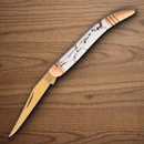 Rough Ryder Copperstone Folding Knife Titanium Steel Blades Synthetic Handle