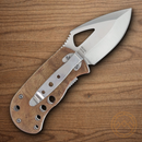 Rough Ryder Linerlock Folding Knife 2.25" Stainless Steel Blade Brown Wood Handle