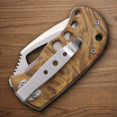 Rough Ryder Linerlock Folding Knife 2.25" Stainless Steel Blade Brown Wood Handle