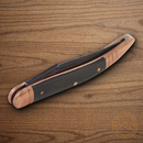 Rough Ryder Baby Toothpick Folding Knife Stainless Steel Blade Black Bone Handle