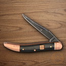 Rough Ryder Baby Toothpick Folding Knife Stainless Steel Blade Black Bone Handle