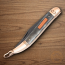 Rough Ryder Fish Pocket Knife 440 Steel Blade Black Bone Handle