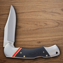 Rough Ryder Highland Folding Knife 3.25" Stainless Steel Blade Black G10 Handle