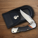 Rough Ryder Highland Folding Knife 3.25" Stainless Steel Blade Black G10 Handle