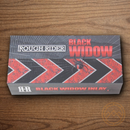 Rough Ryder Black Widow Trapper Pocket Knife 440 Steel Blades Red/Black Synthetic Handle