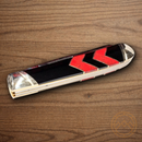 Rough Ryder Black Widow Trapper Pocket Knife 440 Steel Blades Red/Black Synthetic Handle