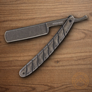 Rough Ryder Razor Folding Knife 3" Stainless Steel Blade Black Stainless Handle