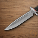 Rough Ryder Highland Fixed Knife 10.75" Stainless Steel Blade Black G10 Handle