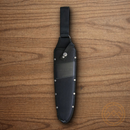 Rough Ryder Highland Fixed Knife 10.75" Stainless Steel Blade Black G10 Handle
