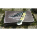Rough Ryder Lockback Folding Knife 2.75" Carbon Steel Blade Yellow Synthetic Handle