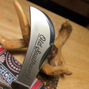 Rough Ryder Old Southwest Folding Knife Stainless Steel Blade Red/Blue Stone Handle