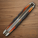 Rough Ryder Trapper Pocket Knife Stainless Steel Blade Brown Stag Bone Handle.