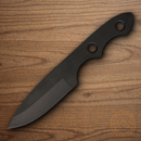 Rough Ryder Fixed Knife 3" Blade One Piece Black G10 Construction.