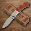 Rough Ryder Lockback Folding Knife 3" Stainless Steel Blade Wood Handle