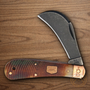 Rough Ryder Folding Knife Stainless Steel Blade  Amber Sawcut Bone Handle