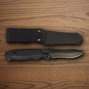 Rough Ryder Fixed Knife 3.5" Stainless Steel Blade Black Plastic Handle