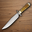 Rough Ryder Old Texas Mini Fixed Knife 2.5 "Stainless Steel Blade Natural Smooth Bone Handle