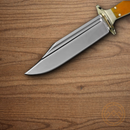 Rough Ryder Mini Cajun Fixed Knife 2.88 "Stainless Steel Blade Natural Smooth Bone Handle