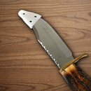 Rough Ryder .45 Fixed Knife 5.5" Stainless Steel Blade Stag Bone Handle