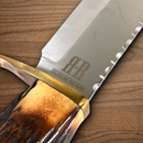 Rough Ryder .45 Fixed Knife 5.5" Stainless Steel Blade Stag Bone Handle