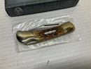 Rough Ryder Lockback Folding Knife 2.75" Stainless Steel Blade Amber Jigged Bone Handle