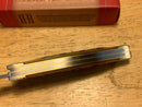 Rough Ryder Stockman Pocket Knife 440 Steel Blades Amber Jigged Bone Handle