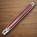 Rough Ryder Trapper Folding Knife 3.12" 440A Steel Blade Red Bone Handle