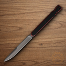 Rough Ryder Spike Fixed Knife 4" Titanium Steel Blade Black/Red G10 Handle