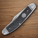 Rough Ryder Midnight Ice Sowbelly Pocket Knife Stainless Steel Blades Black Carbon Fiber Handle