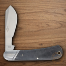 Rough Ryder Midnight Ice Cotton Folding Knife 440 Steel Blade Black Carbon Fiber Handle