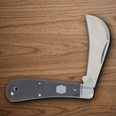Rough Ryder Midnight Ice Folding Knife Stainless Steel Blade Black Carbon Fiber Handle