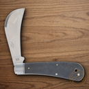 Rough Ryder Midnight Ice Folding Knife Stainless Steel Blade Black Carbon Fiber Handle